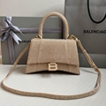            Hourglass XS crystal-embellished handbag Hourglass diamond tote 5
