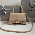 Balenciaga Hourglass XS crystal-embellished handbag Hourglass diamond tote