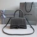 Balenciaga Hourglass XS crystal-embellished handbag Hourglass diamond tote