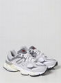 New Balance 990v3 leather-trimmed suede and mesh sneakers for man