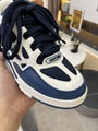 Louis Vuitton Monogram Flower Skate Sneaker Men LV Navy Blue shoes