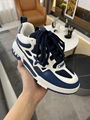 Louis Vuitton Monogram Flower Skate Sneaker Men LV Navy Blue shoes