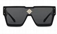 Louis Vuitton Sunglasses Cyclone Black LV oversized eyewears 
