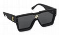 Sunglasses Cyclone Black     versized