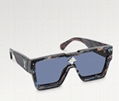 Louis Vuitton Sunglasses Cyclone Black LV oversized eyewears 