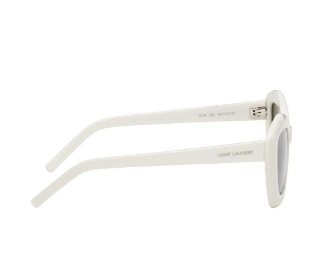 SAINT LAURENT Off-White SL 68 Sunglasses Cat-eye acetate-frame sunglasses 3