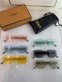 Fendi Fendigraphy yellow shield sunglasses Women fashion eyewears