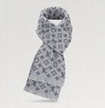 Louis Vuitton LV MONOGRAM CLASSIC SCARF LV WOOL Monogram pattern scarves 