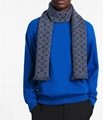 Louis Vuitton LV MONOGRAM CLASSIC SCARF LV WOOL Monogram pattern scarves 