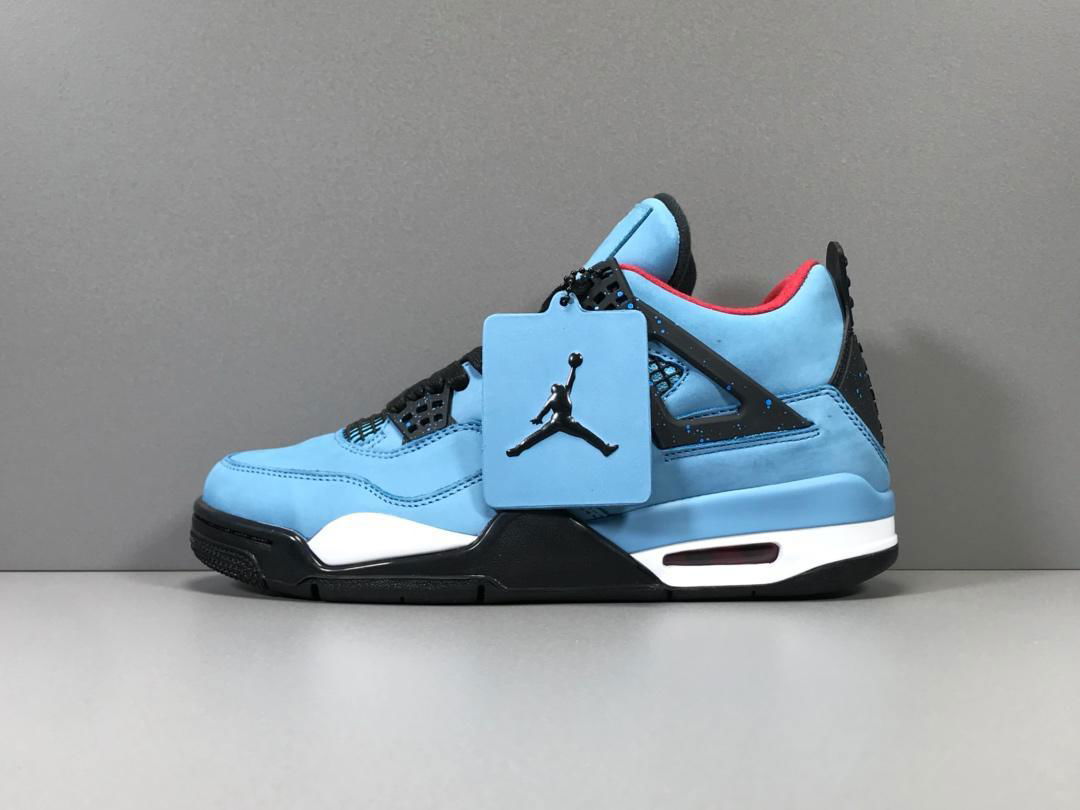 Jordan x Travis Scott Air Jordan 4 Retro Cactus Jack jordan sneaker blue