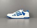 Amiri Skel Top Low White Blue sneaker Men Amiri bone leather lace up shoes