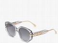 Fendi Fendigraphy Transparent grey acetate sunglasses Women oversized eyewears