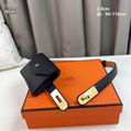 Hermes Kelly Pocket 18 belt leather calfskin with gold plated Kelly buckle belts