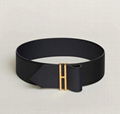        Elan 66 Leather belt with gold buckle belts 3