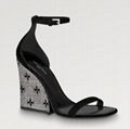               Appeal Wedge mule     littering rhinestones Sandals