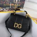 Dolce & Gabbana Dg Amore Bag In Calfskin In Green women chain shoulder bag 