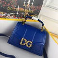 Dolce & Gabbana Dg Amore Bag In Calfskin In Green women chain shoulder bag 