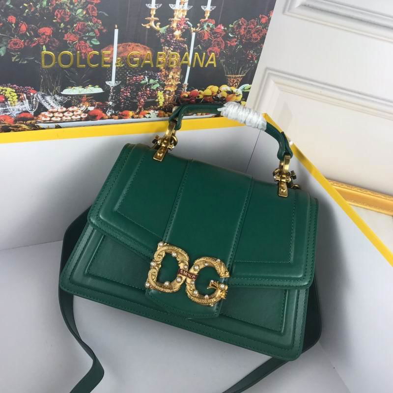                 Dg Amore Bag In Calfskin In Green women chain shoulder bag 