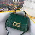 Dg Amore Bag In Calfskin In Green women