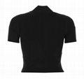 Alexander Wang Bodycon Mock Neck Top Women Wang tight t-shirt 