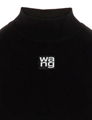 Alexander Wang Bodycon Mock Neck Top Women Wang tight t-shirt 