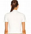 ALEXANDER WANG Foundation Mock Neck Logo Tee WANG LOGO-PRINT T-SHIRT