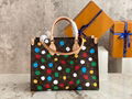 Louis Vuitton polka dot bag LVxYK Neverfull MM tote