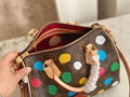               polka dot bag LVxYK Neverfull MM tote 12