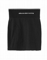                LOGO ELASTIC MINI SKIRT Women jersey skirt 