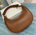 Celine Medium Ava Strap Bag in smooth Calfskin Tan Women Celine shoulder bag 