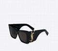 Saint Laurent SL 119 Blaze Black sunglasses YSL blaze oversized sunglasses 