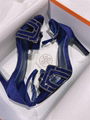        Oran Sandal Prussian Blue Suede Goatskin Ladies Slides sandals  14