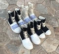 RICK OWENS High Top Fabric Trainers