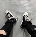 Rick Owens Jumbo Laces Sneaker for Men Genuine Leather Boots Retro Board Trend  3