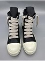 Rick Owens Jumbo Laces Sneaker for Men Genuine Leather Boots Retro Board Trend  11