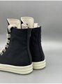 Rick Owens Jumbo Laces Sneaker for Men Genuine Leather Boots Retro Board Trend  16