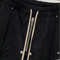 Rich Owens Bauhaus Zip Detail Straight Leg Cotton Blend Drawstring Cargo Trouser