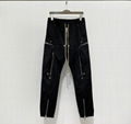 Rich Owens Bauhaus Zip Detail Straight Leg Cotton Blend Drawstring Cargo Trouser 11