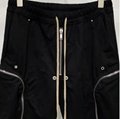 Rich Owens Bauhaus Zip Detail Straight Leg Cotton Blend Drawstring Cargo Trouser 12