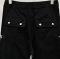 Rich Owens Bauhaus Zip Detail Straight Leg Cotton Blend Drawstring Cargo Trouser 13