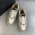 AMIRI Skel Panelled Leather Low Top Trainers Men Lace Up Casual Shoes 
