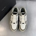 AMIRI Skel Panelled Leather Low Top Trainers Men Lace Up Casual Shoes 