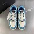 AMIRI Skel Panelled Leather Low Top Trainers Men Lace Up Casual Shoes  5