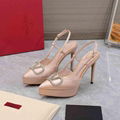 Valentino Garavani VLogo Signature 120mm slingback pumps Valentino Satin Heels 