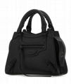 Balenciaga Black Leather Mini Neo Classic Handbag Women Mini Tote Bags