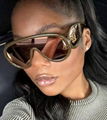 LOEWE x Paula's Ibiza Mask Sunglasses Fashion Oversized Sun Sunglasses