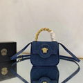 Versace La Medusa Mini Leather Shoulder Bag Fashion Medusa Mini Bag Yellow 