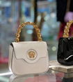 Versace La Medusa Mini Leather Shoulder Bag Fashion Medusa Mini Bag Yellow 