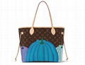 Louis Vuitton LV x YK Neverfull MM Pumpkin Print