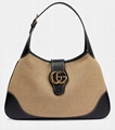 Gucci Aphrodite Medium Cotton Canvas Shoulder Bag GG Tote Shoulder Bag